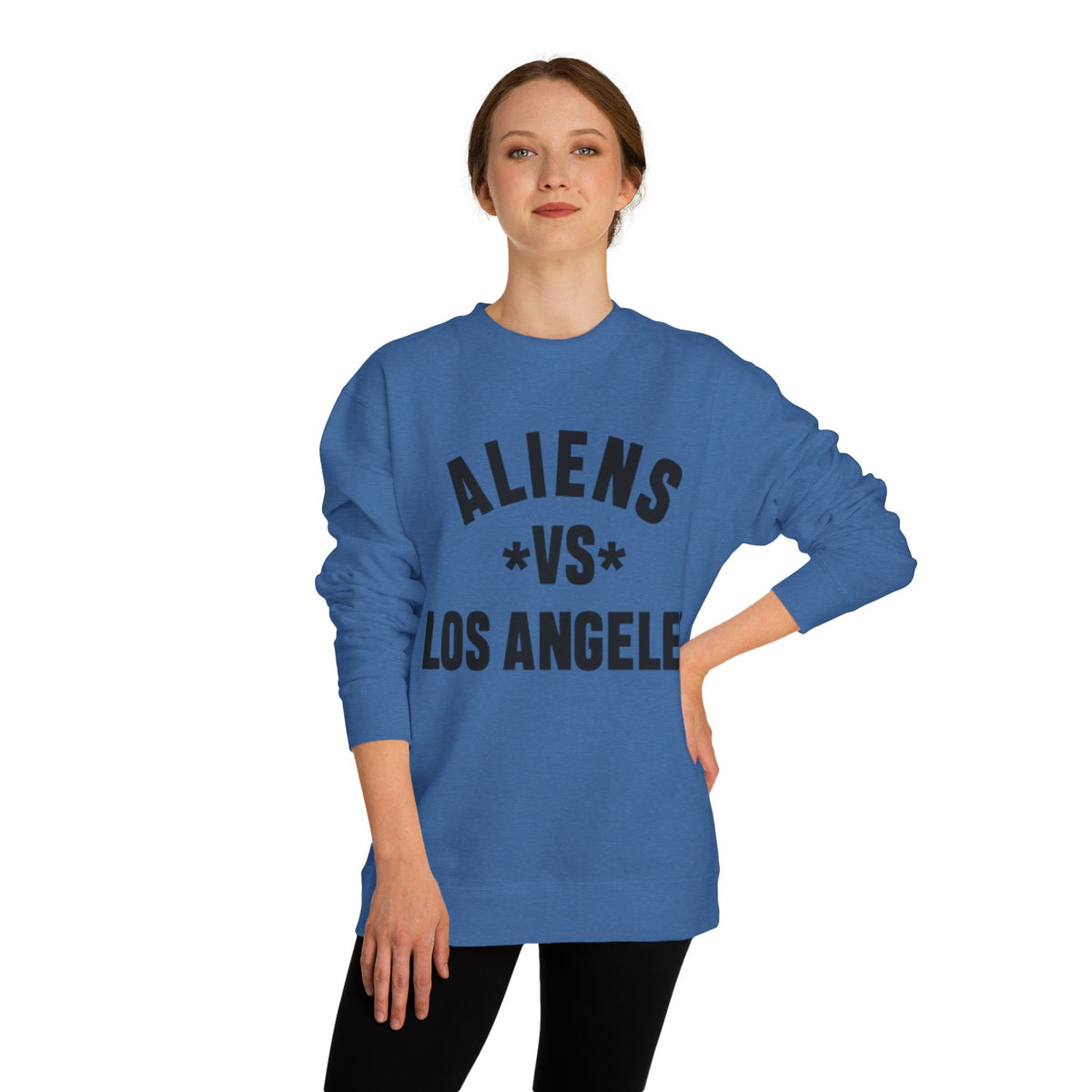 Aliens vs Los Angeles Sweatshirt — Retro Sports-Style Crewneck
