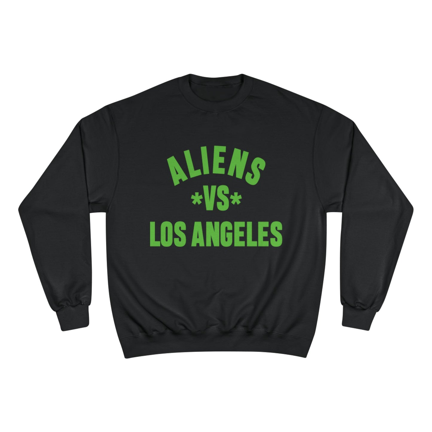Aliens vs Los Angeles Sweatshirt — Retro Green Graphic Crewneck
