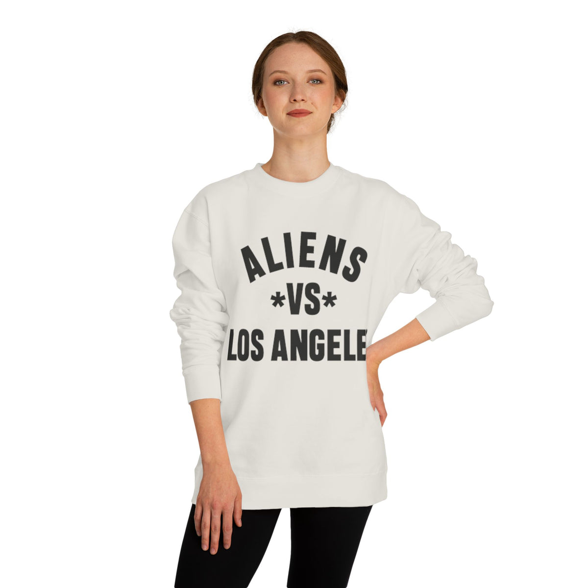 Aliens vs Los Angeles Sweatshirt — Retro Sports-Style Crewneck