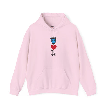 Aliens love Los Angeles  Hoodie - "Unexpected Encounter" Glow Graphic