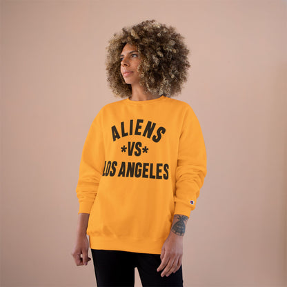 Aliens vs Los Angeles Champion Sweatshirt — Urban Sports Style Crewneck