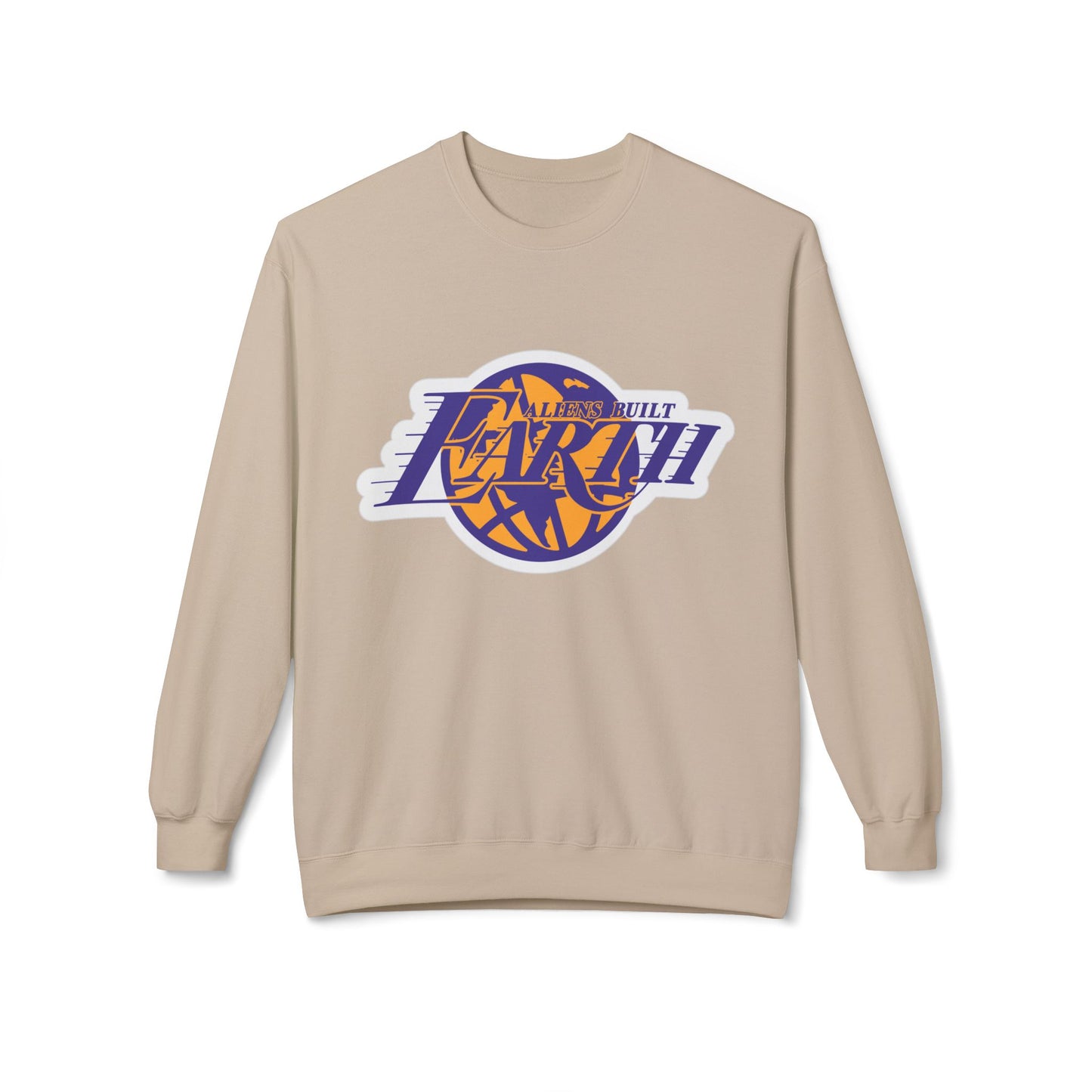 Lake Show Aliens Built Earth Logo Crewneck Sweatshirt