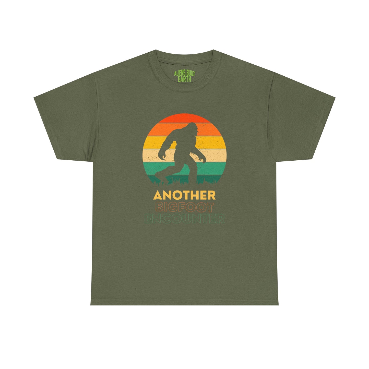 Bigfoot Retro T‑Shirt — "Another Bigfoot Encounter" Vintage Sasquatch Tee