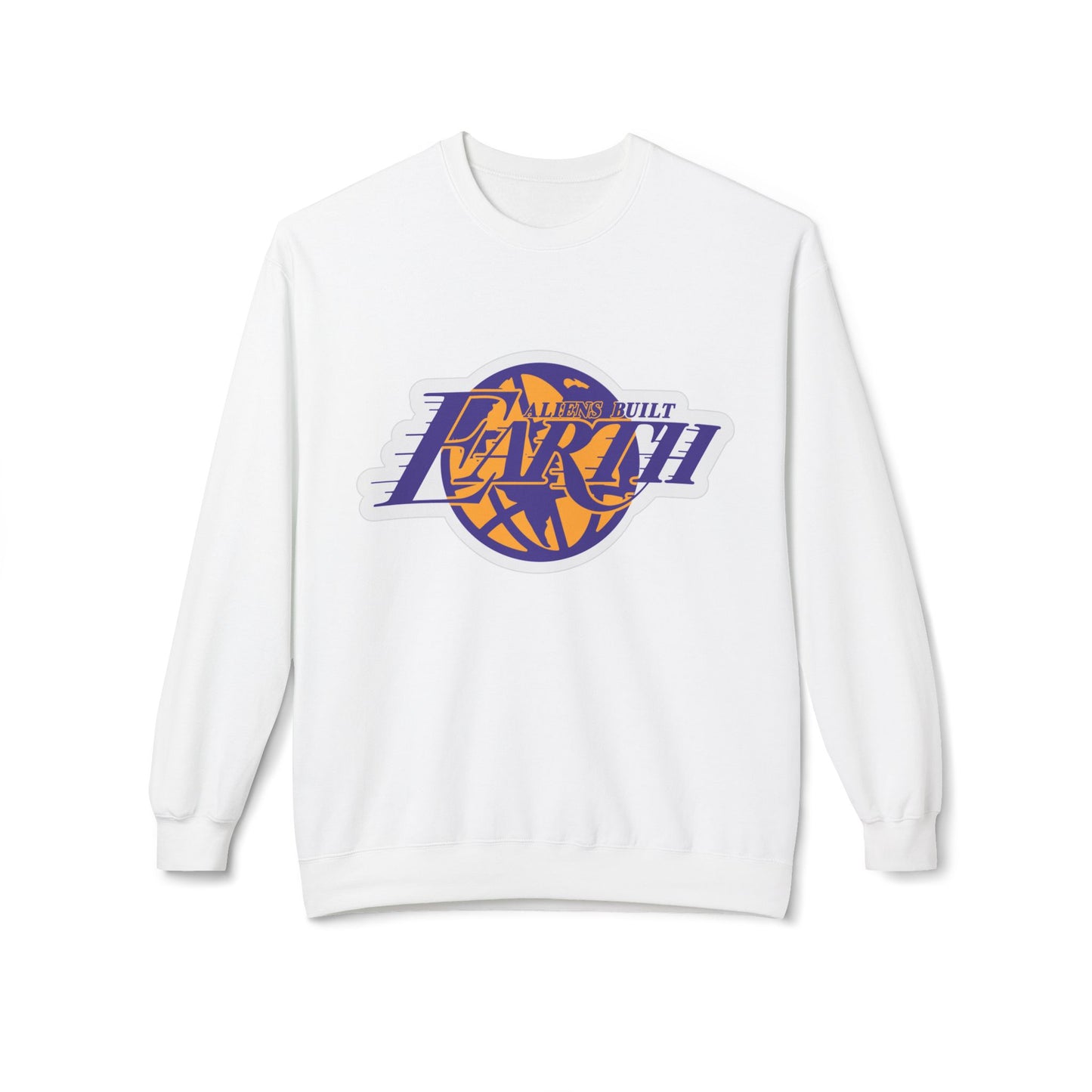 Lake Show Aliens Built Earth Logo Crewneck Sweatshirt