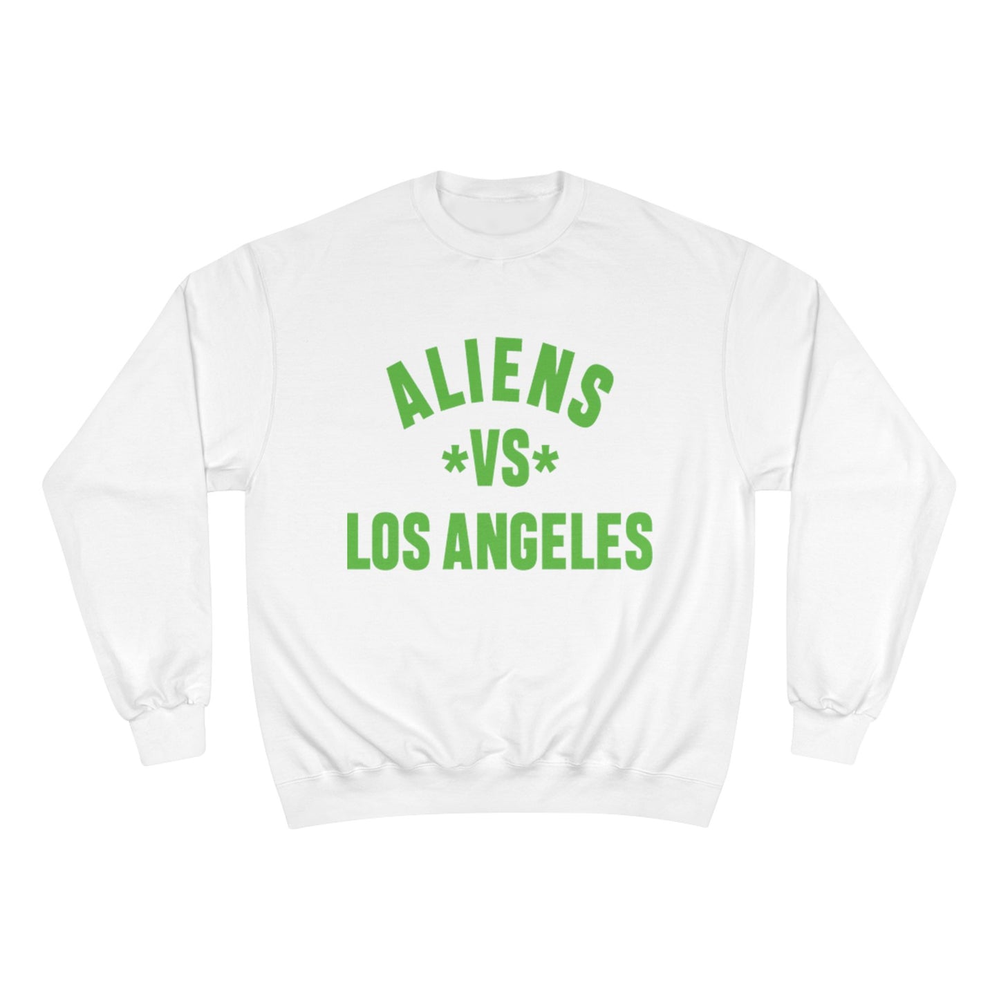 Aliens vs Los Angeles Sweatshirt — Retro Green Graphic Crewneck