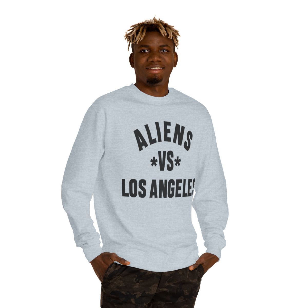 Aliens vs Los Angeles Sweatshirt — Retro Sports-Style Crewneck