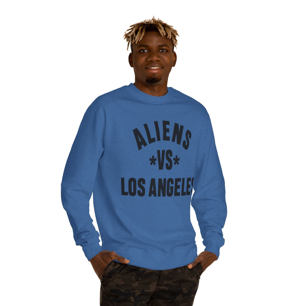 Aliens vs Los Angeles Sweatshirt — Retro Sports-Style Crewneck