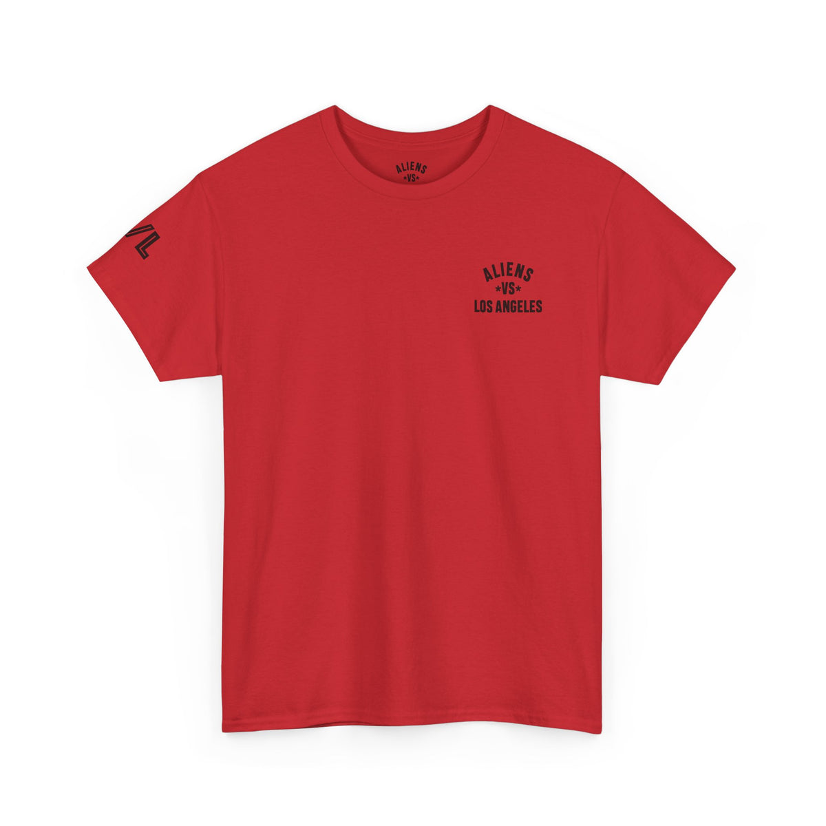 Alien Lifeguard Graphic Tee — Retro Sci‑Fi Crewneck T‑Shirt