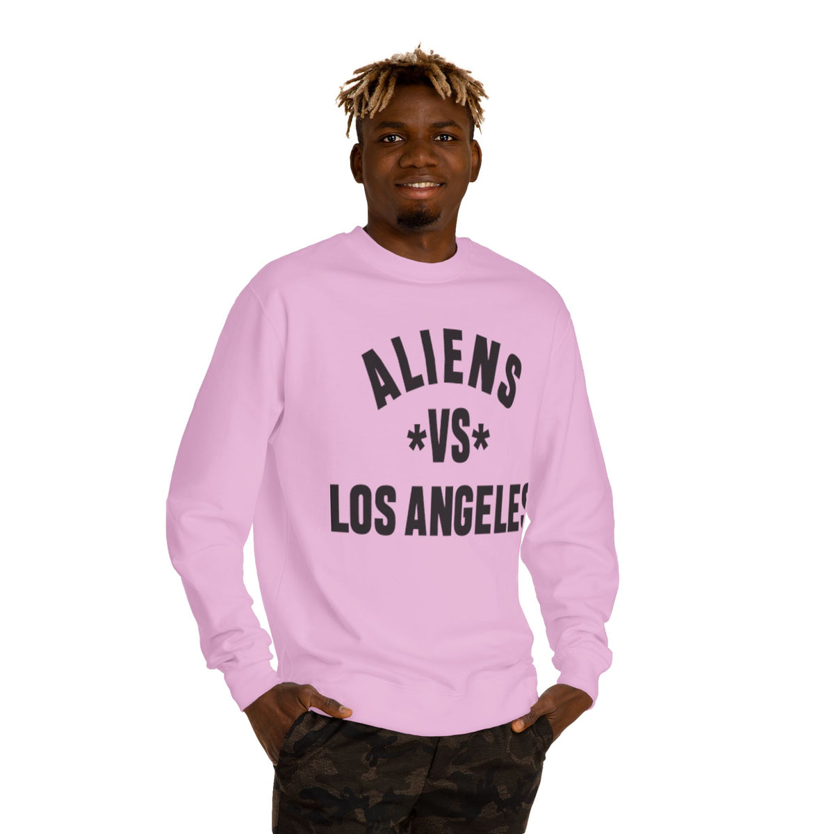 Aliens vs Los Angeles Sweatshirt — Retro Sports-Style Crewneck