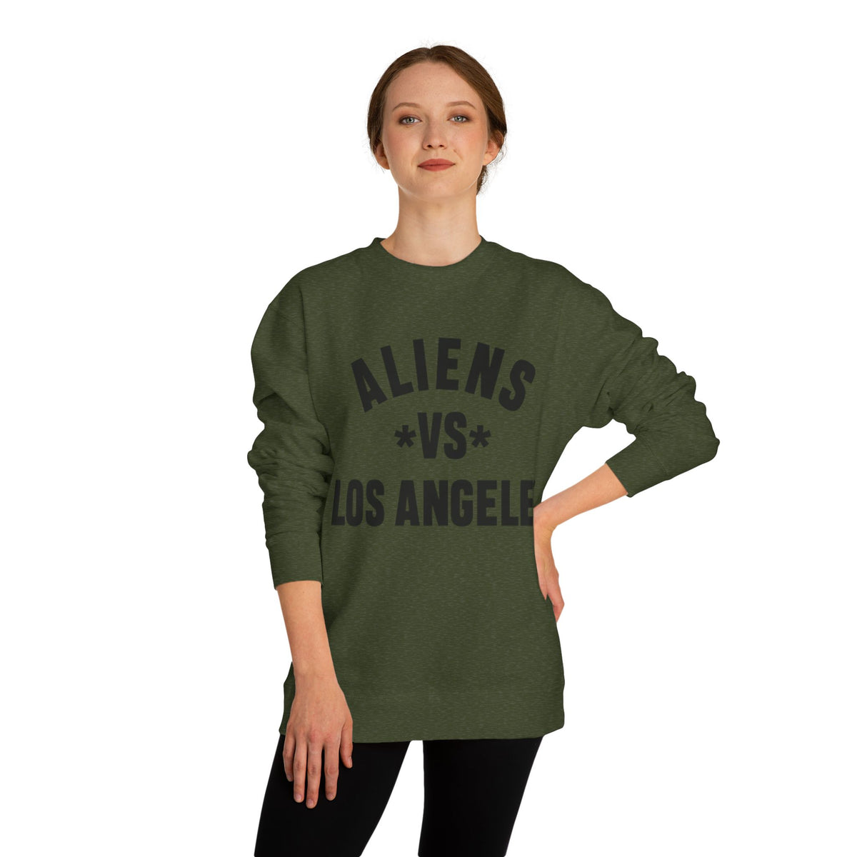 Aliens vs Los Angeles Sweatshirt — Retro Sports-Style Crewneck