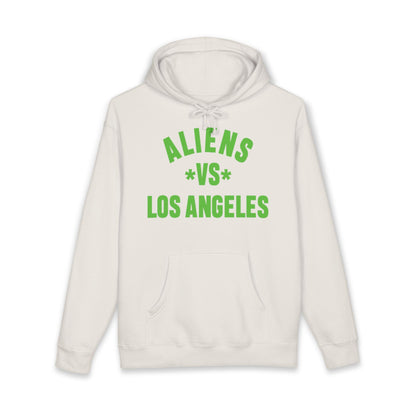 Aliens vs Los Angeles Hoodie — Retro Green Graphic Pullover