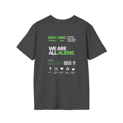 Aliens Built Earth T-Shirt — "We Are All Aliens" Graphic Tee