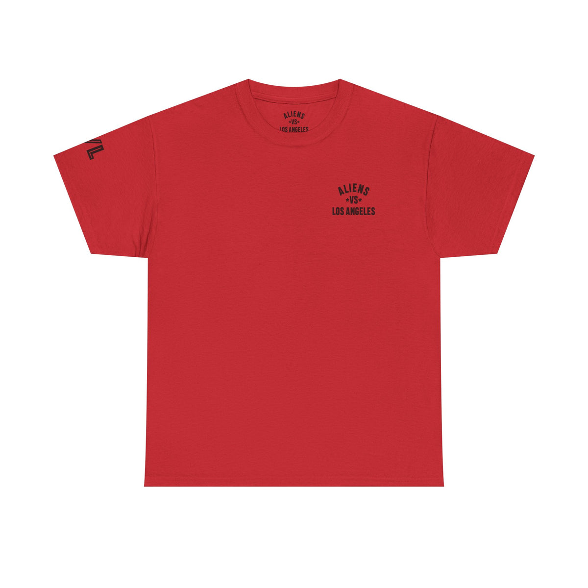 Alien Lifeguard Graphic Tee — Retro Sci‑Fi Crewneck T‑Shirt