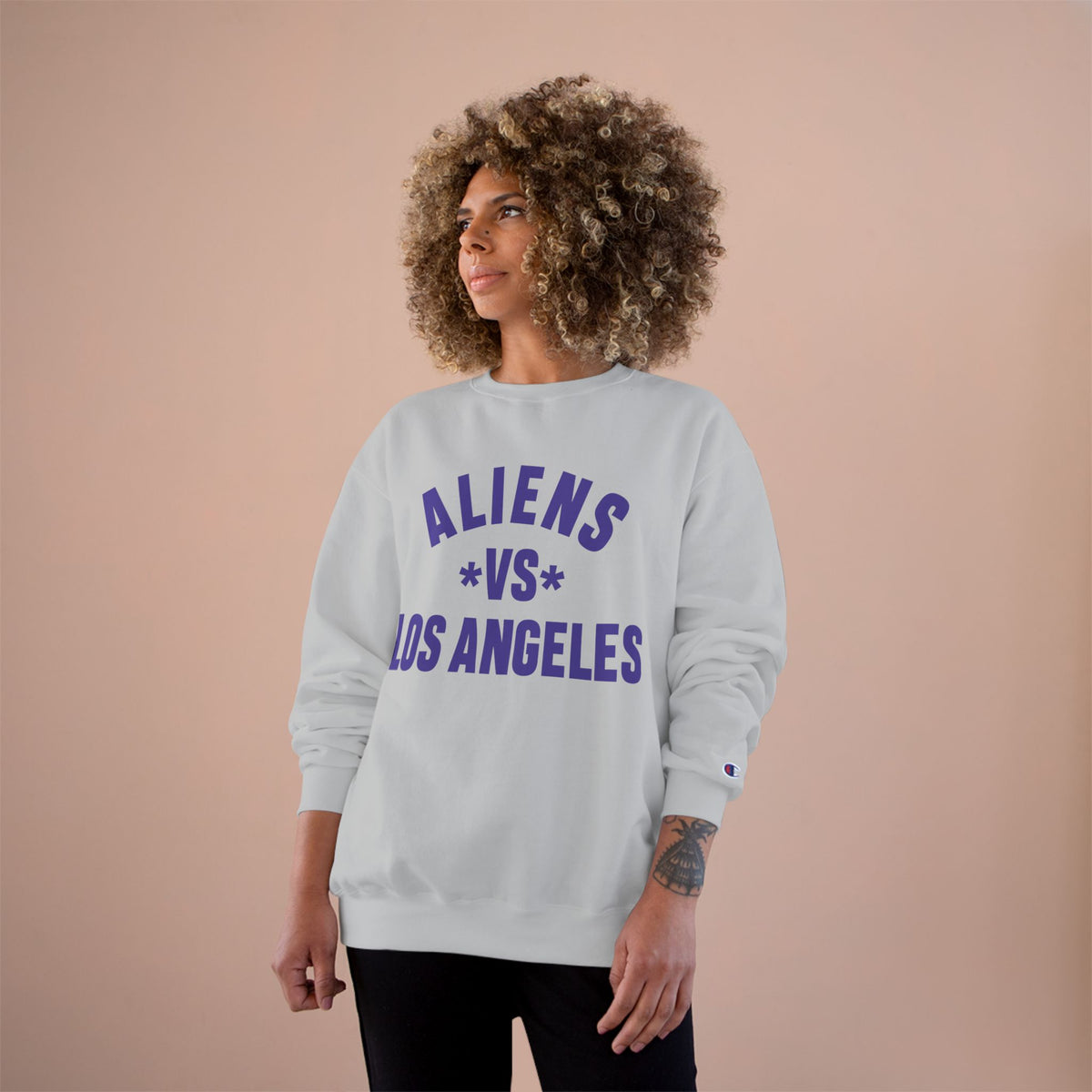 Aliens vs Los Angeles Sweatshirt — Retro Sports Crewneck