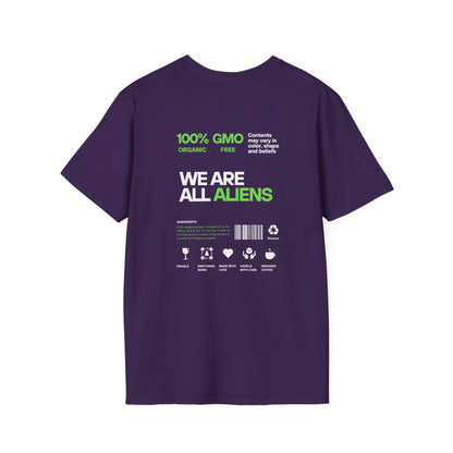 Aliens Built Earth T-Shirt — "We Are All Aliens" Graphic Tee