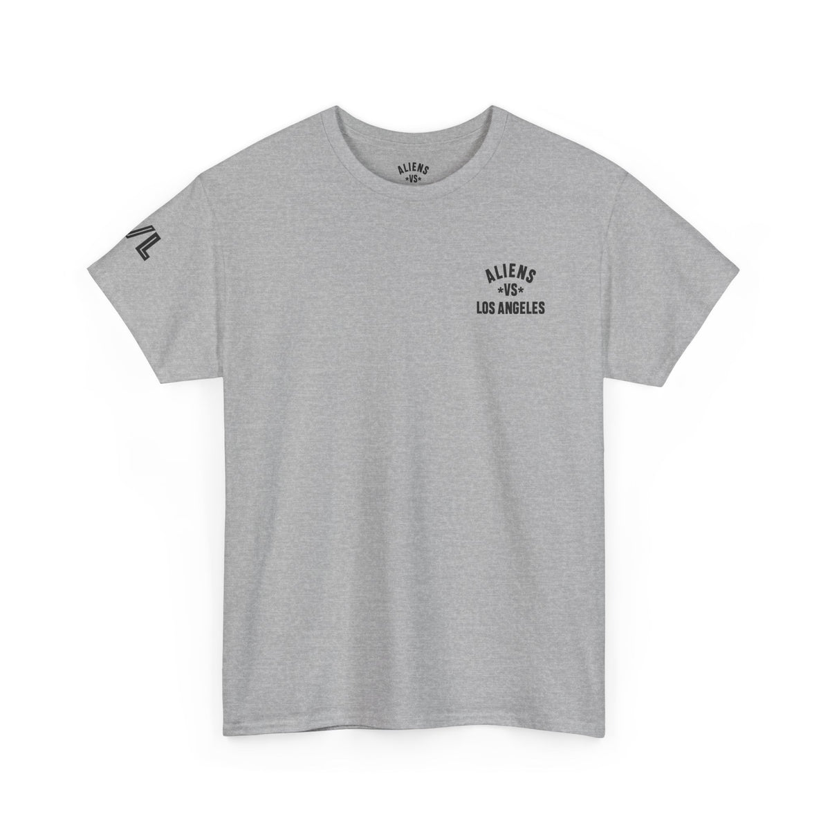 Alien Lifeguard Graphic Tee — Retro Sci‑Fi Crewneck T‑Shirt