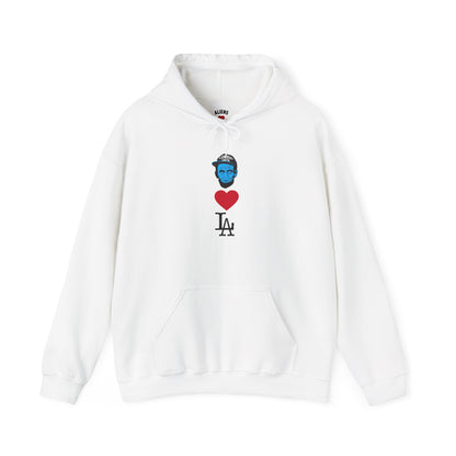 Aliens love Los Angeles  Hoodie - "Unexpected Encounter" Glow Graphic