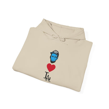Aliens love Los Angeles  Hoodie - "Unexpected Encounter" Glow Graphic