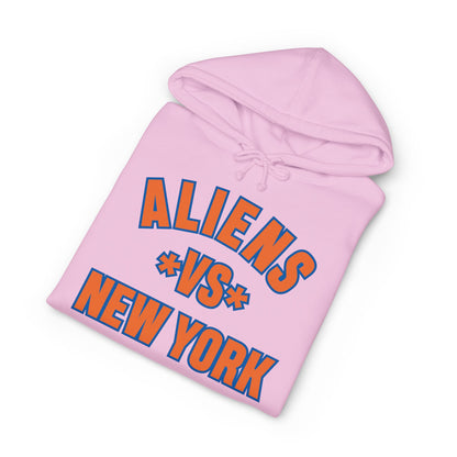 Aliens vs New York Hoodie - Retro Sci‑Fi Graphic Pullover