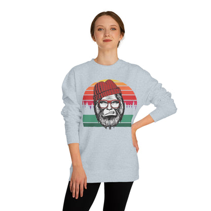 Retro Lumberjack Graphic Sweatshirt — "A.B.E" Eco Vibe Crewneck