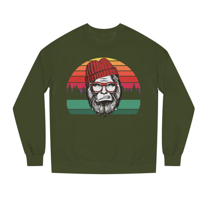Retro Lumberjack Graphic Sweatshirt — "A.B.E" Eco Vibe Crewneck