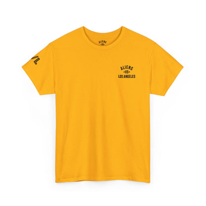 Alien Lifeguard Graphic Tee — Retro Sci‑Fi Crewneck T‑Shirt