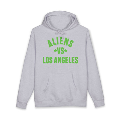 Aliens vs Los Angeles Hoodie — Retro Green Graphic Pullover