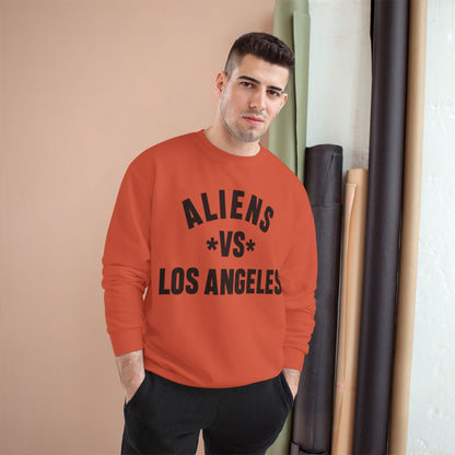 Aliens vs Los Angeles Champion Sweatshirt — Urban Sports Style Crewneck