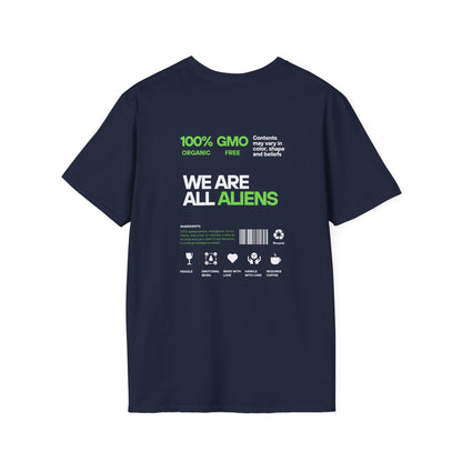 Aliens Built Earth T-Shirt — "We Are All Aliens" Graphic Tee