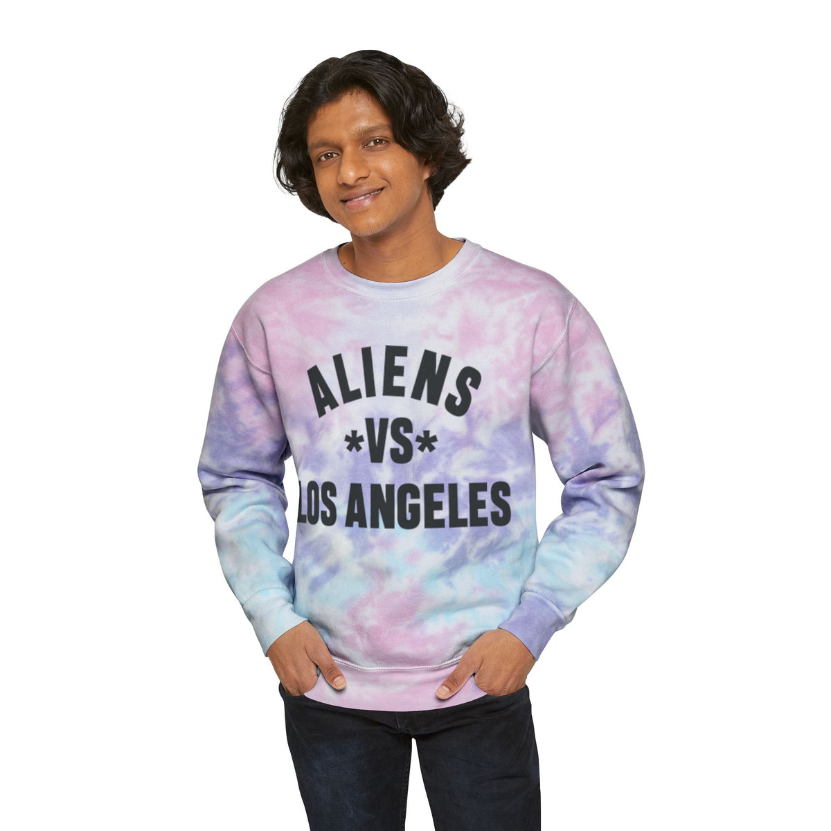 Aliens vs Los Angeles Tie-Dye Sweatshirt