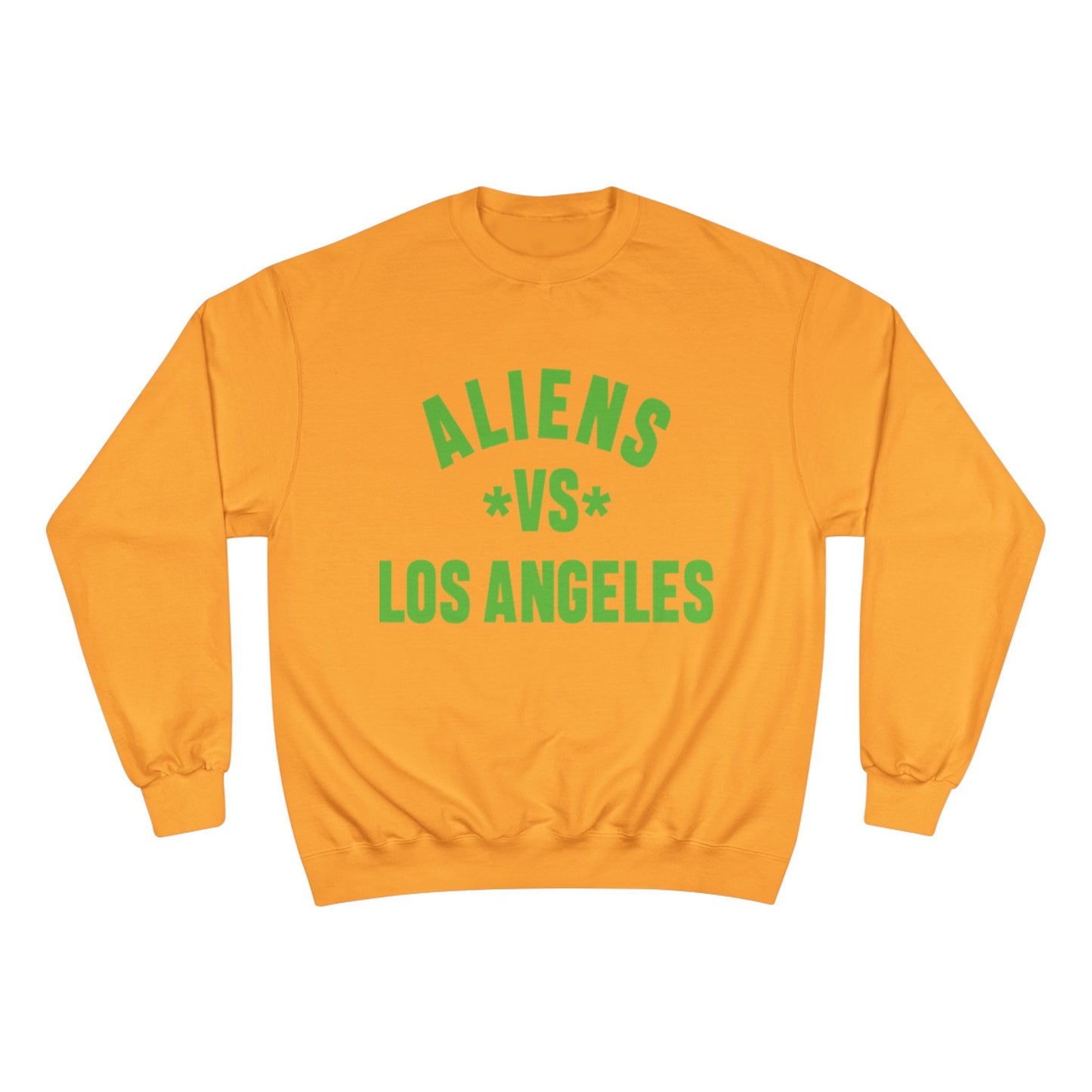 Aliens vs Los Angeles Sweatshirt — Retro Green Graphic Crewneck