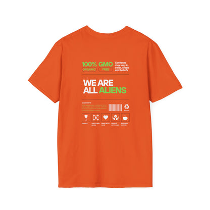 Aliens Built Earth T-Shirt — "We Are All Aliens" Graphic Tee