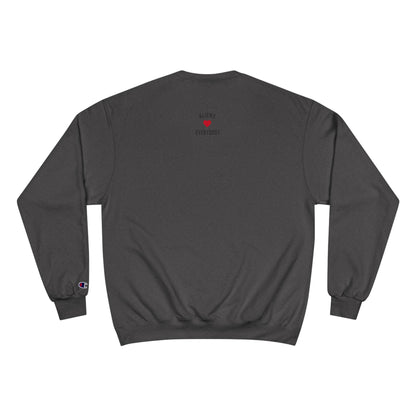 Aliens Love LA Sweatshirt — Blue Face Graphic Crewneck