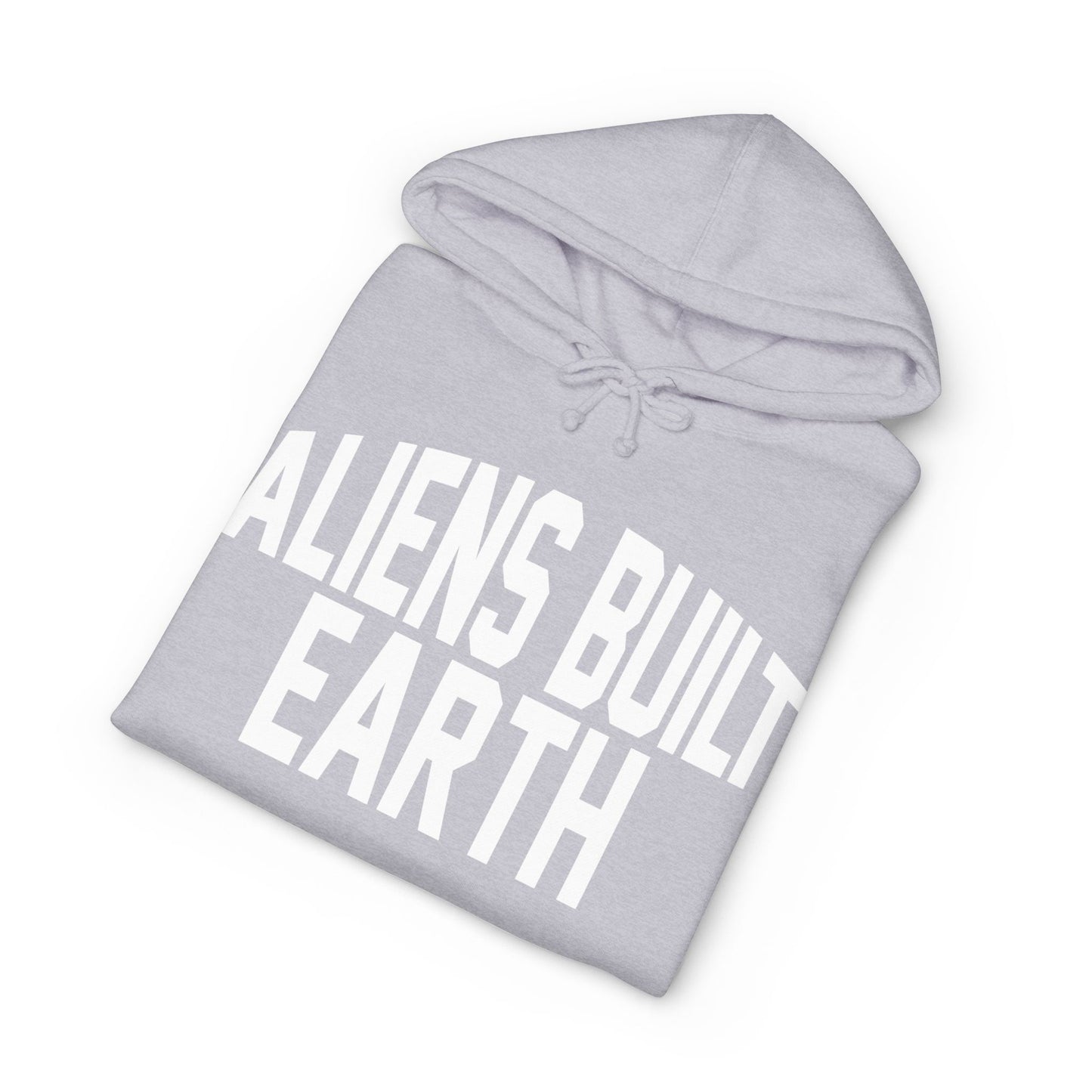 Hoodie — "Aliens Built Earth" Graphic Pullover