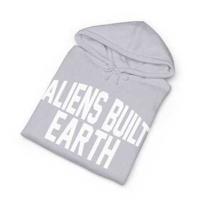 Hoodie — "Aliens Built Earth" Graphic Pullover