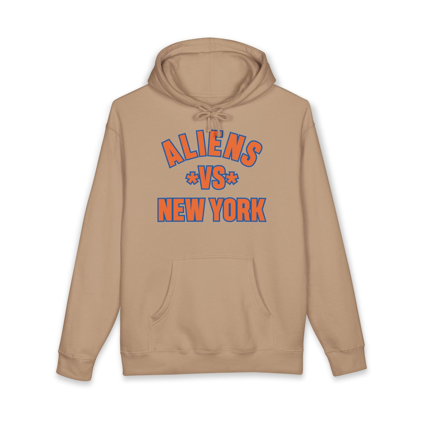Aliens vs New York Hoodie - Retro Sci‑Fi Graphic Pullover