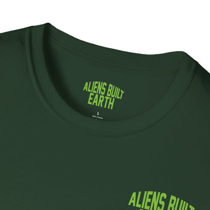 Aliens Built Earth T-Shirt — "We Are All Aliens" Graphic Tee