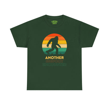 Bigfoot Retro T‑Shirt — "Another Bigfoot Encounter" Vintage Sasquatch Tee