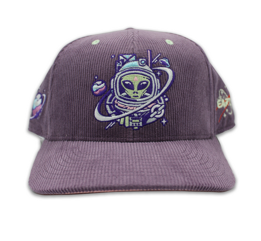 Astronaut Aliens corduroy 5 panel cap