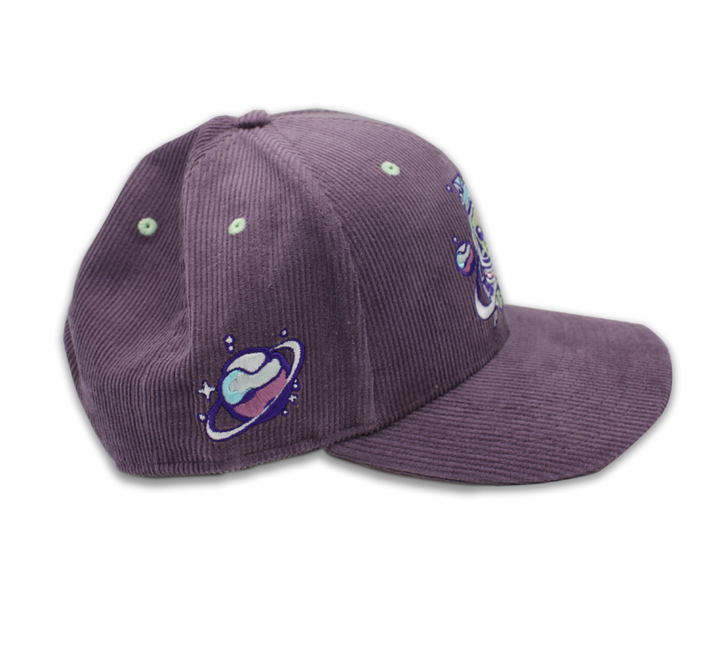 Astronaut Aliens corduroy 5 panel cap